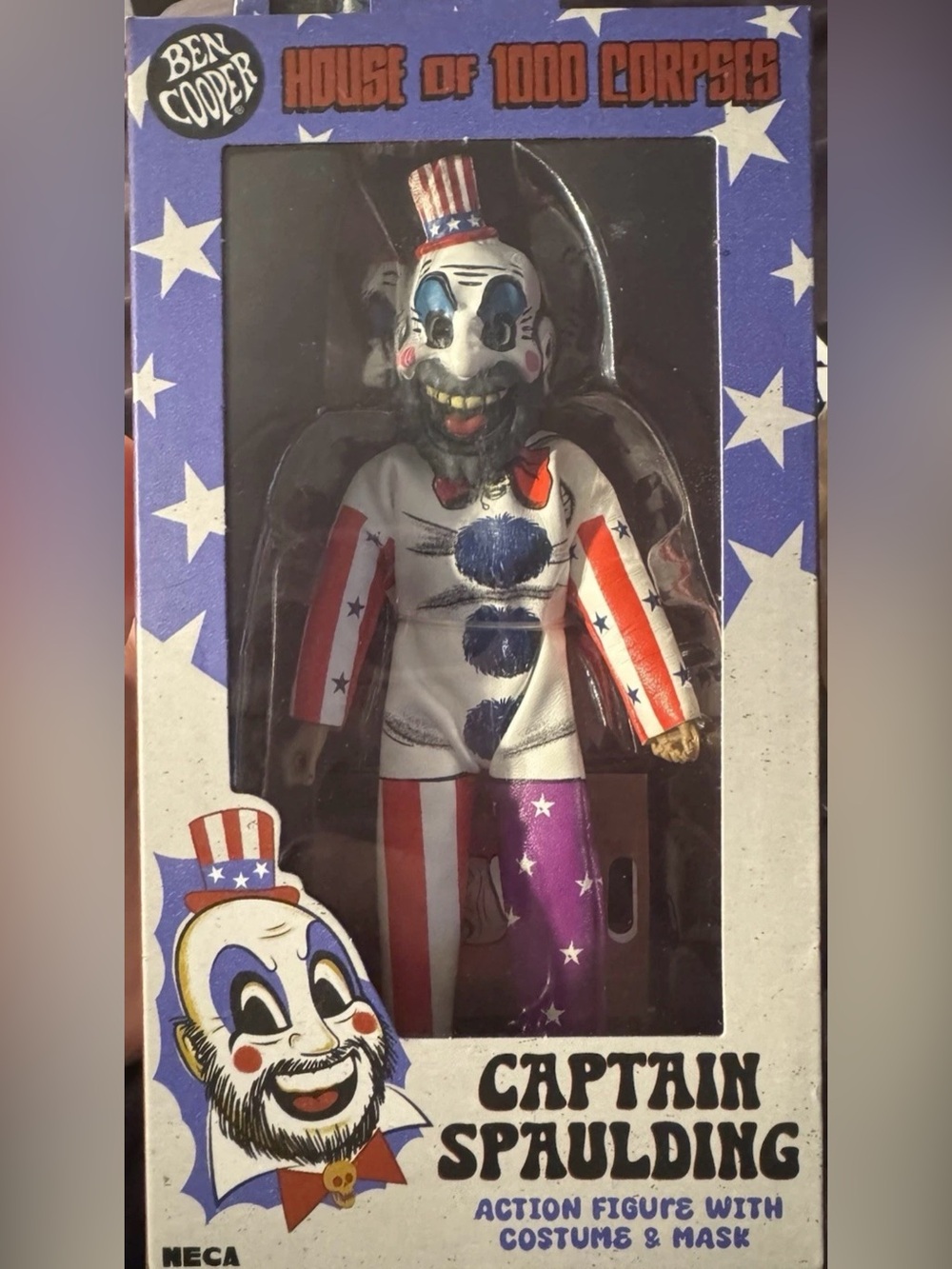 NECA Ben Copper House of 1000 Corpses Captain Spaulding Action Figure